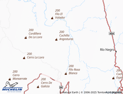 MICHELIN Chinigua map - ViaMichelin