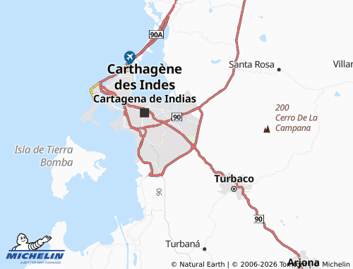 Carte MICHELIN San Fernando - ViaMichelin