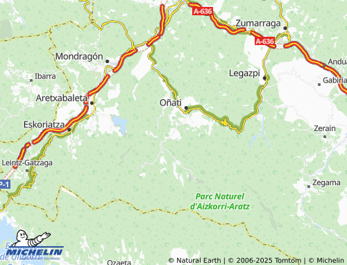 MICHELIN Uribarri map - ViaMichelin