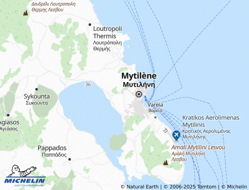 MICHELIN Alyfanta map - ViaMichelin