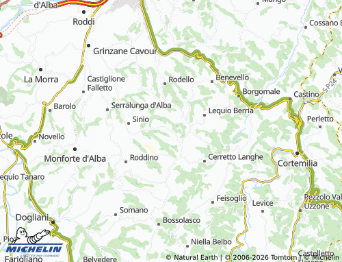 Mappa MICHELIN Albaretto della Torre - ViaMichelin