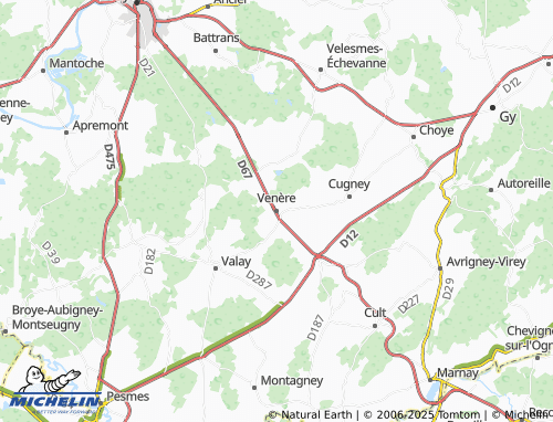 Carte MICHELIN Venère - ViaMichelin