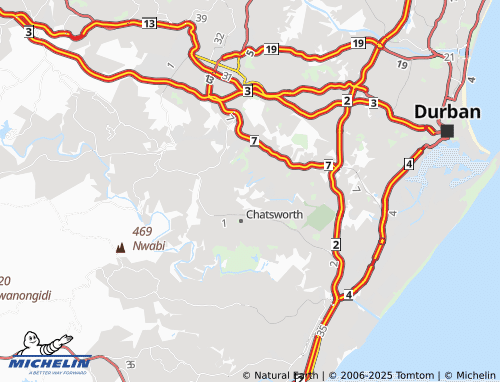 MICHELIN Burlington Greenfields map - ViaMichelin