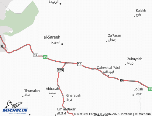 Mapa MICHELIN al-Mal'ab - ViaMichelin