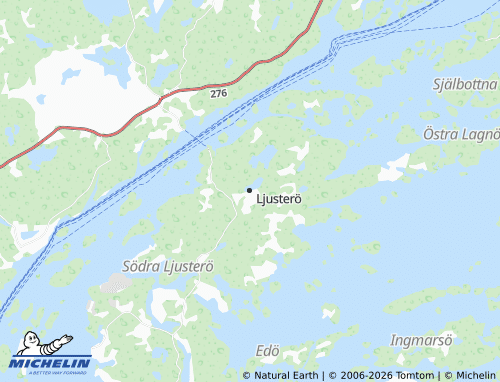 Mappa MICHELIN Ljusterö - ViaMichelin