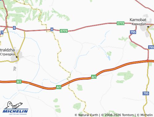 Mappa MICHELIN Devetintsi - ViaMichelin