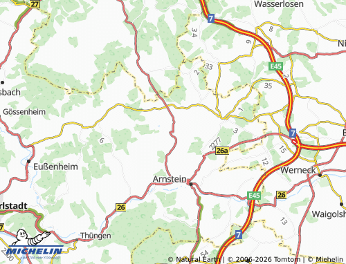 MICHELIN-Landkarte Büchold - ViaMichelin