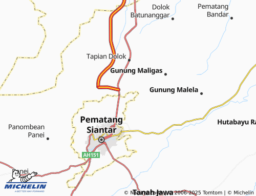 MICHELIN Tambun Nabolon map - ViaMichelin