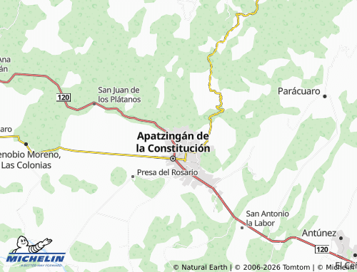 MICHELIN Pénjamo map - ViaMichelin