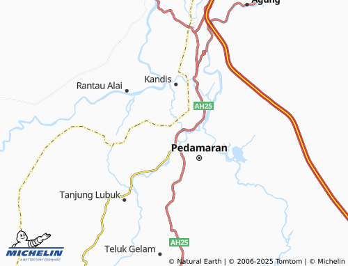 Carte MICHELIN Ulak Ketapang - ViaMichelin
