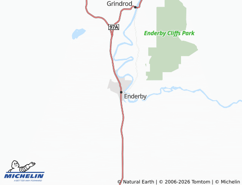 Carte MICHELIN Enderby - ViaMichelin