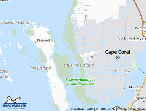 Mapa MICHELIN Matlacha Isles - ViaMichelin