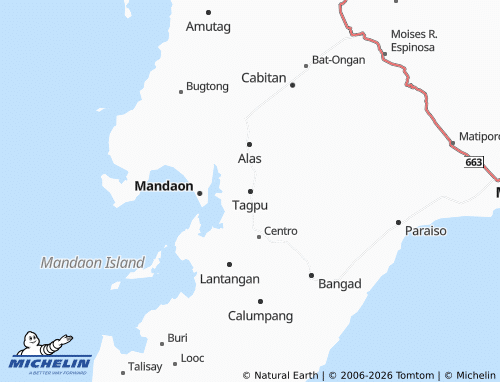 MICHELIN Tagpu map - ViaMichelin