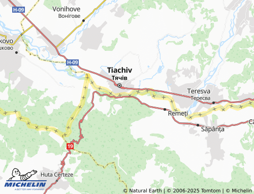 MICHELIN-Landkarte Teceu Mic - ViaMichelin