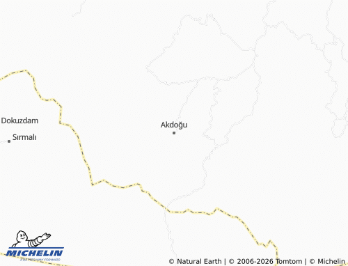 Mappa MICHELIN Akdoğu - ViaMichelin