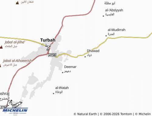 MICHELIN-Landkarte Ibn Ghannam - ViaMichelin