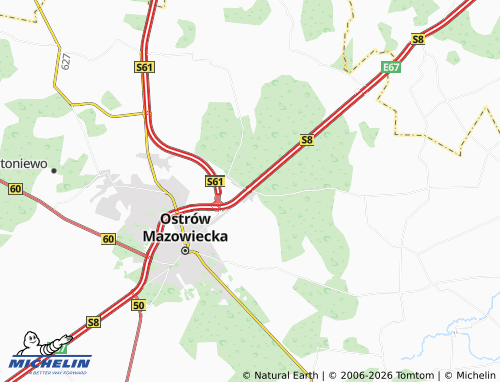 Carte MICHELIN Podborze - ViaMichelin