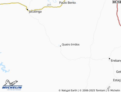 Carte MICHELIN Quatro Irmãos - ViaMichelin