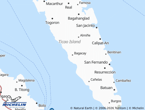MICHELIN Bagacay map - ViaMichelin