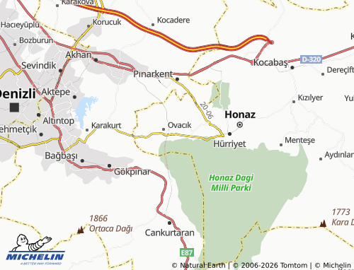 MICHELIN Karateke map - ViaMichelin