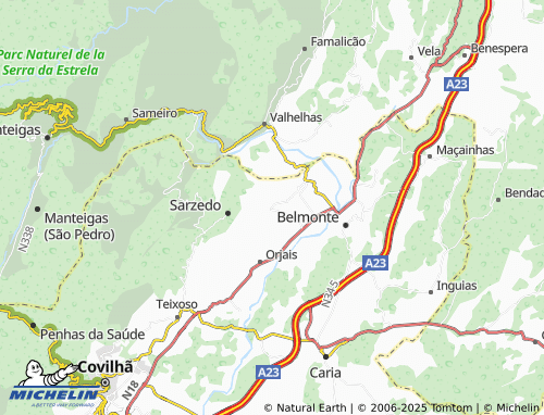 MICHELIN Aldeia do Souto map - ViaMichelin