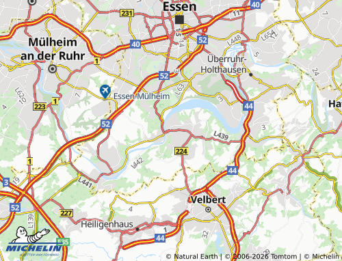 MICHELIN Werden map - ViaMichelin