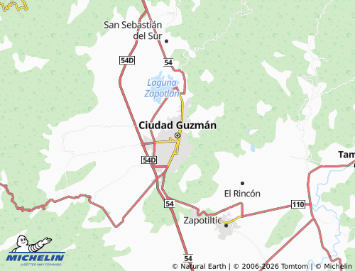 MICHELIN Ciudad Guzmán map - ViaMichelin