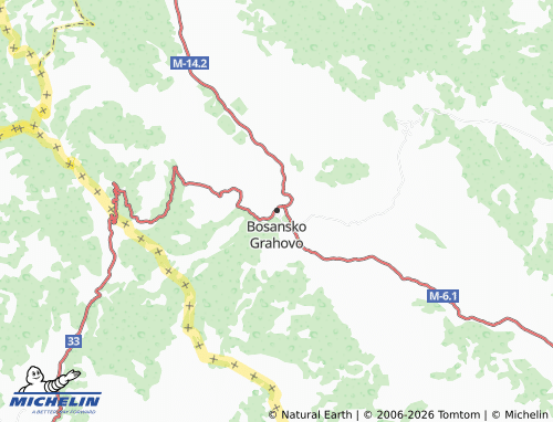 Mappa MICHELIN Bosansko Grahovo - ViaMichelin