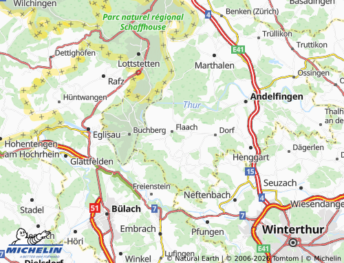 Mapa MICHELIN Flaach - ViaMichelin