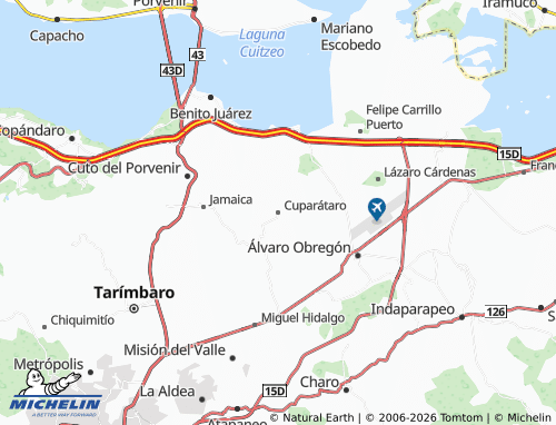MICHELIN Cuparátaro map - ViaMichelin