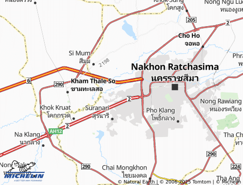 MICHELIN Ban Mai map - ViaMichelin