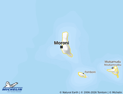 Mappa MICHELIN Grande Comore - ViaMichelin