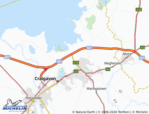 MICHELIN Drumnakelly map - ViaMichelin