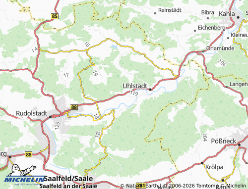 MICHELIN Etzelbach map - ViaMichelin
