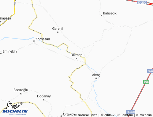 MICHELIN Dikmen map - ViaMichelin