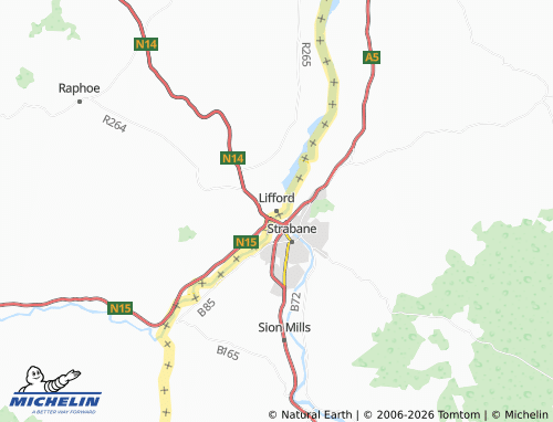 Kaart MICHELIN Lifford - ViaMichelin