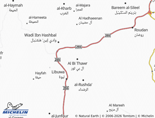 MICHELIN-Landkarte Al Bi Thawr - ViaMichelin