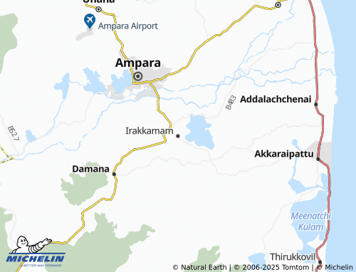 Mapa MICHELIN Irakkamam - ViaMichelin