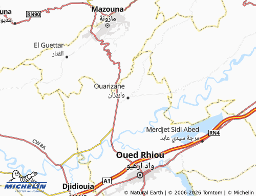 Mappa MICHELIN Wareezan - ViaMichelin