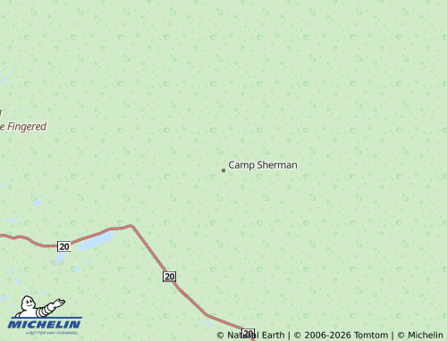 Mappa MICHELIN Camp Sherman - ViaMichelin