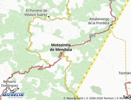 MICHELIN Pablo Salazar map - ViaMichelin