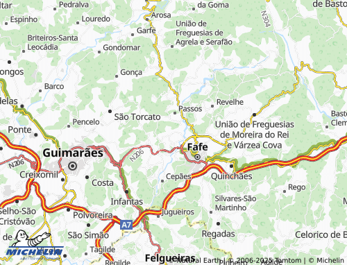 Carte MICHELIN Golães - ViaMichelin