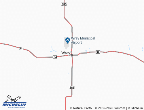 Mapa MICHELIN Wray - ViaMichelin