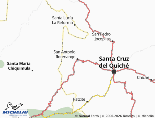 Carte MICHELIN San Antonio Ilotenango - ViaMichelin