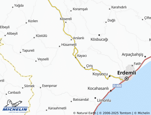 MICHELIN-Landkarte Kayacı - ViaMichelin