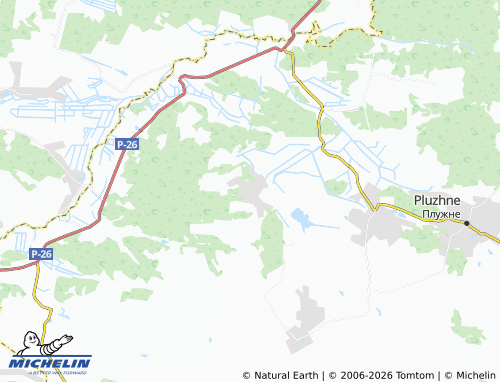 MICHELIN Velyka Radohoshch map - ViaMichelin