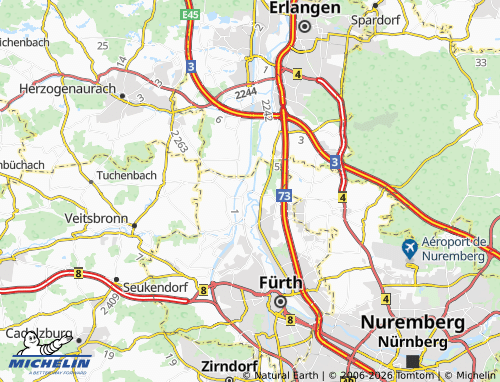 MICHELIN Vach map - ViaMichelin