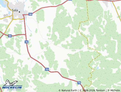 MICHELIN-Landkarte Varmsätra - ViaMichelin