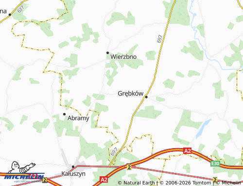 Mapa MICHELIN Żarnówka - ViaMichelin