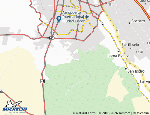 MICHELIN Valle de Allende map - ViaMichelin